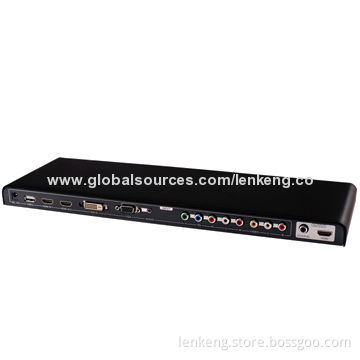 All to HDMI Converter, VGA to HDMI, DVI to HDMI, AV to HDMI, USB to HDMI, with 1080P Scaler